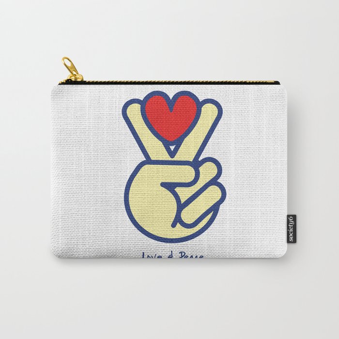 Love & Peace Carry-All Pouch