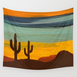 Saguaro Sunset Wall Tapestry