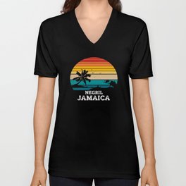 NEGRIL JAMAICA V Neck T Shirt