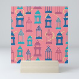 Pink Lanterns Mini Art Print