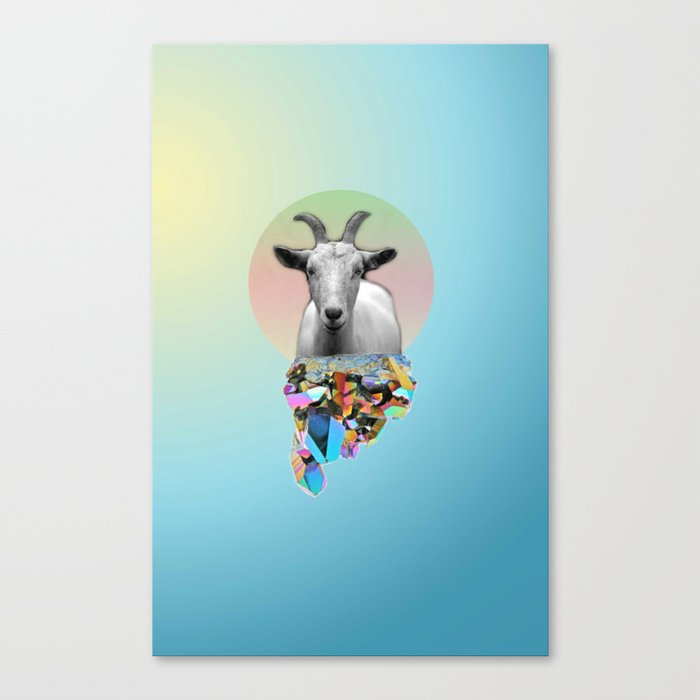 Titanium Goat Canvas Print