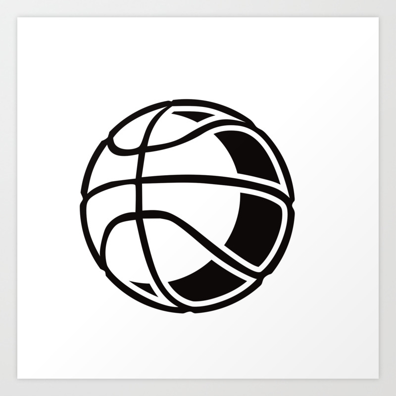 Basketball Enlightenment Triko Ball Gift Art Print By Shirtmaster