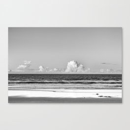 Silver Sea Canvas Print