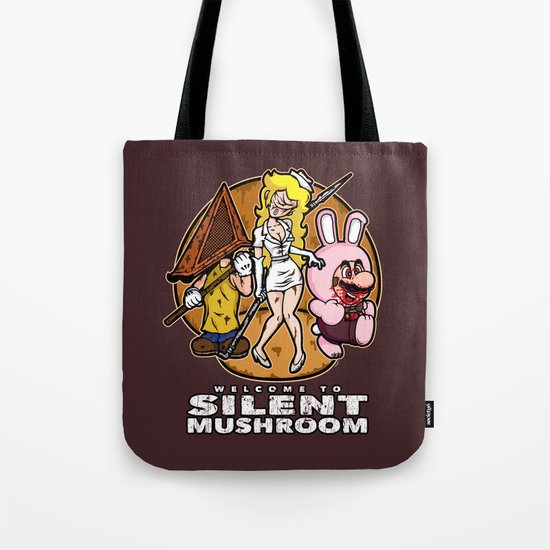 Silent Mushroom Tote Bag