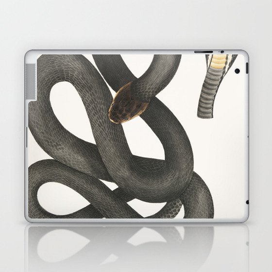 Black Cobra Capella (Naia tripudians) Laptop & iPad Skin