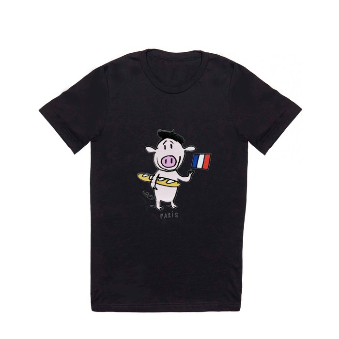 Parisian Piggy T Shirt