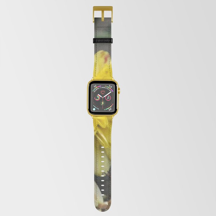 Yellow Blooms in Time Apple Watch Band