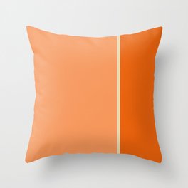 Spring 2 tones Apricot & Orange Throw Pillow