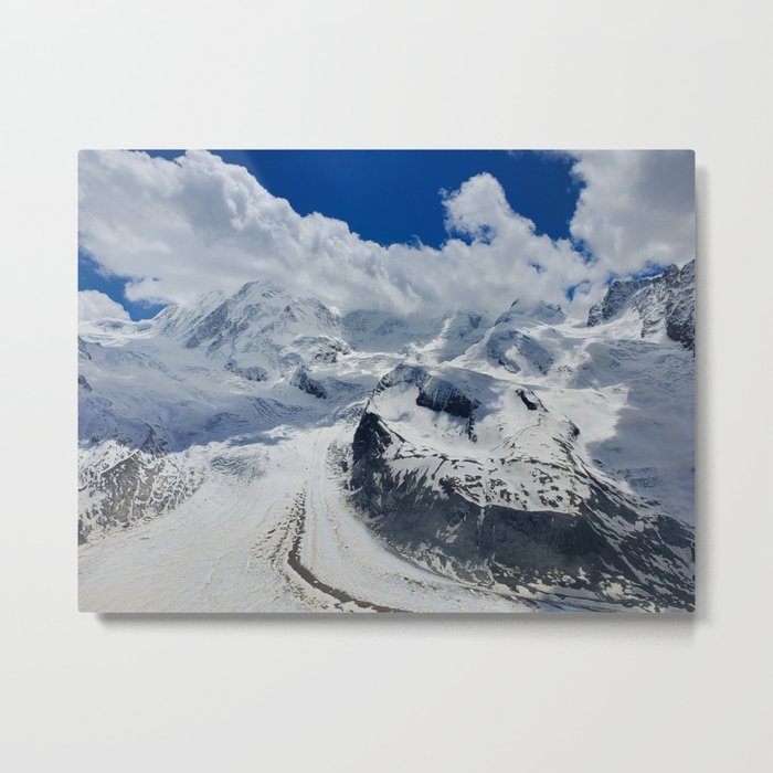 Pure Bliss in the Swiss Alps Metal Print