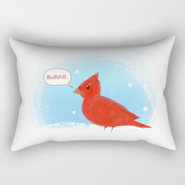 Winter Cardinal Rectangular Pillow