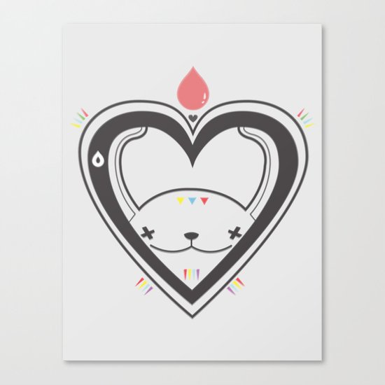 HEART ♥ DROP Canvas Print
