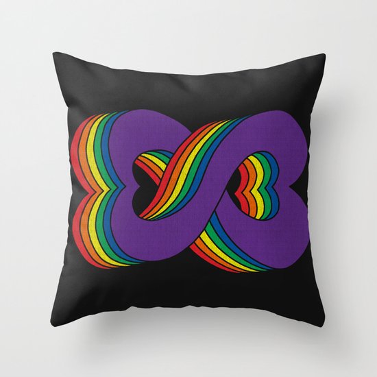 Infinite Love Throw Pillow