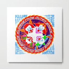 Killer Klowns From Outer Space Metal Print