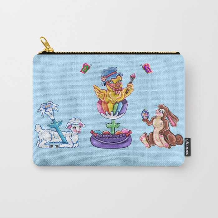 Spring Easter Party Friends Carry-All Pouch