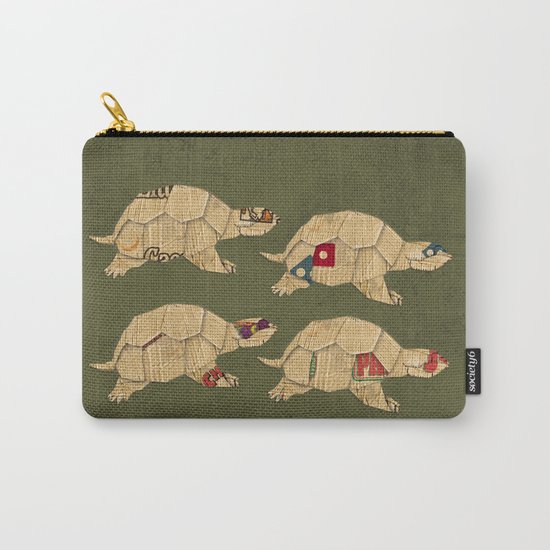 Heroes in a pizza box... Turtle Power! Carry-All Pouch