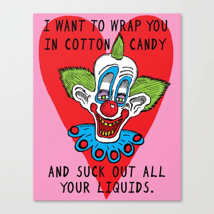 Killer Klown Love Canvas Print