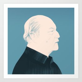 Architect Portraits: Oscar Niemeyer Art Print