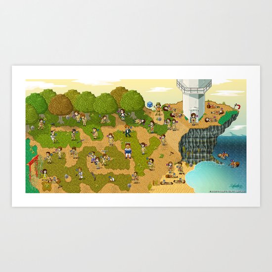 Super Battle Royale Art Print