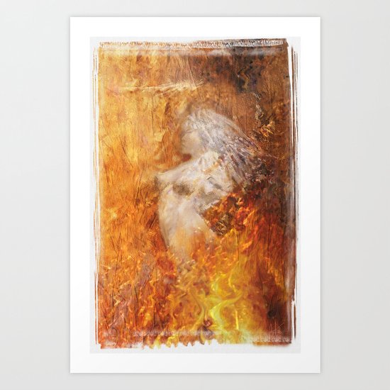Fire Hed Art Print