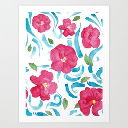 Mothers Garden: Summer Breeze  Art Print