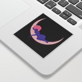 Moon Girl Sticker