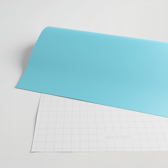 Sky blue (Crayola) - solid color Wrapping Paper by Make it Colorful