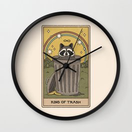 King of Trash Wall Clock