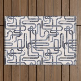 Maze | Gray Outdoor Rug