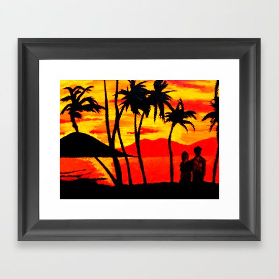 Sunset Framed Art Print