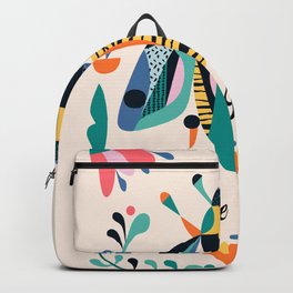 Bee Kind Backpack | Animalprint, Pattern, Graphicdesign, Contemporary, Modernart, Artist, Modern, Flowers, Painting, Modernist 