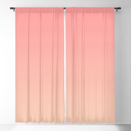 Rose & Peach Gradient Color Blackout Curtain
