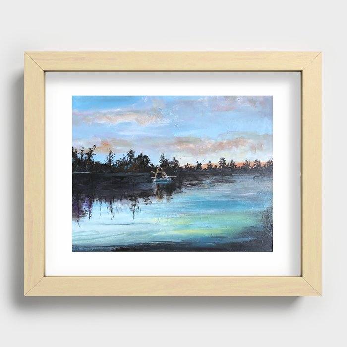 Evening Stroll  Recessed Framed Print