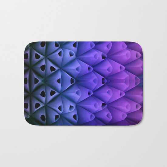Neon Cones Bath Mat