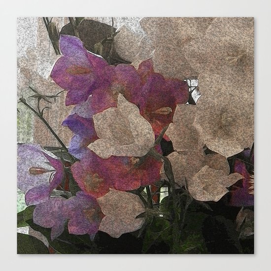 Campanulas Canvas Print