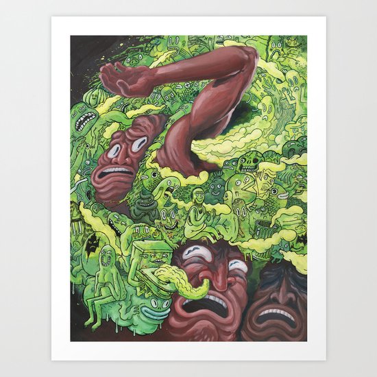 Don't Sweat It Art Print