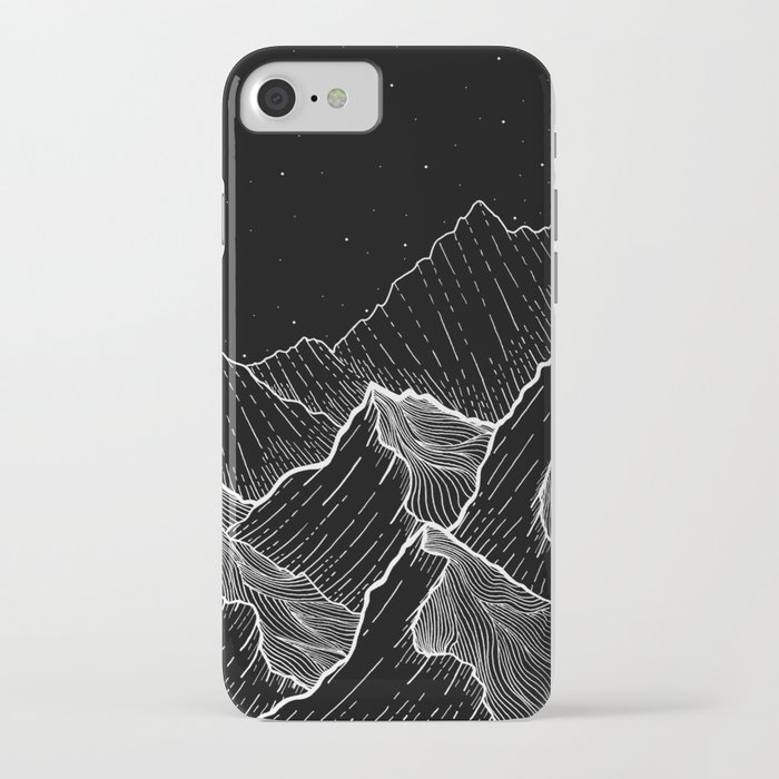 sea mountains iphone case