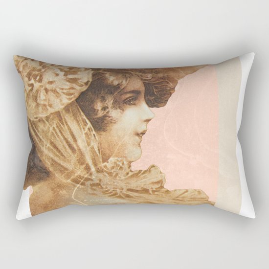 Vintage Lady Rectangular Pillow