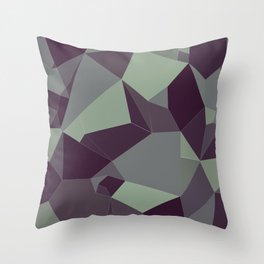 Low Poly Abstract Throw Pillow