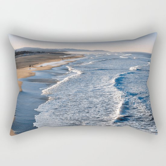 Lands End Beach Rectangular Pillow