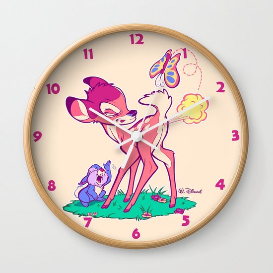 A FART IN THE WOODS Wall Clock