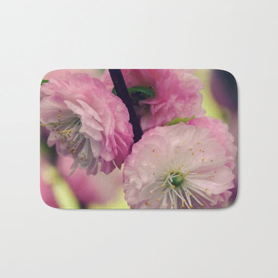 Pretty pink Cherry Bath Mat