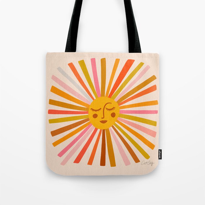 Sunshine – Retro Ochre Palette Tote Bag
