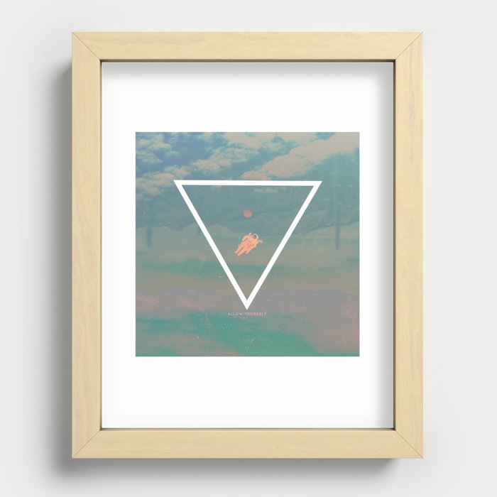 You're Allowed Recessed Framed Print