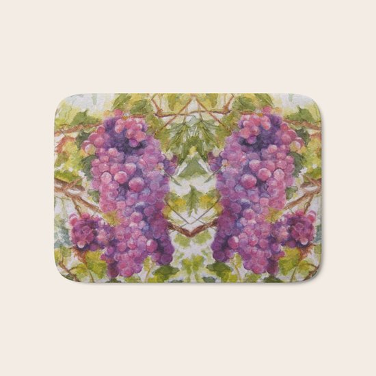 GRAPES Bath Mat
