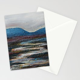 The bog river through Connemara, Ireland by Machale O'Neill Stationery Cards