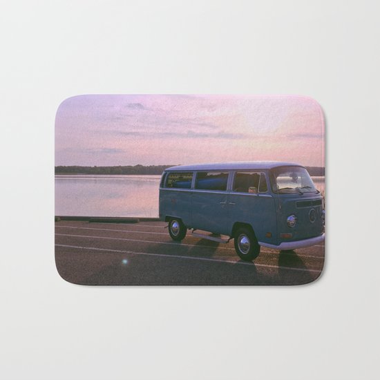 Pink Sunset Bath Mat
