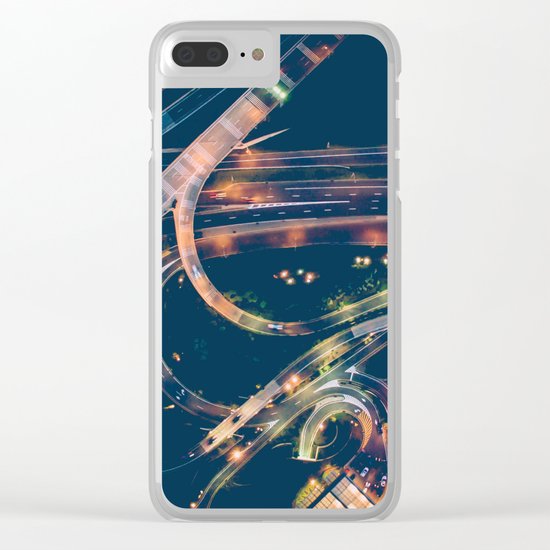 City in the sky fantastic Clear iPhone Case