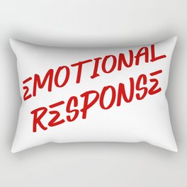 Emotional Response Rectangular Pillow