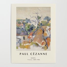 Poster-Paul Cézanne-Roofs. Poster
