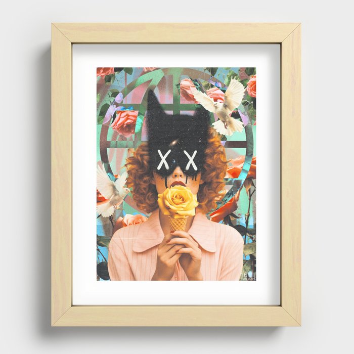 BEHOLD Recessed Framed Print